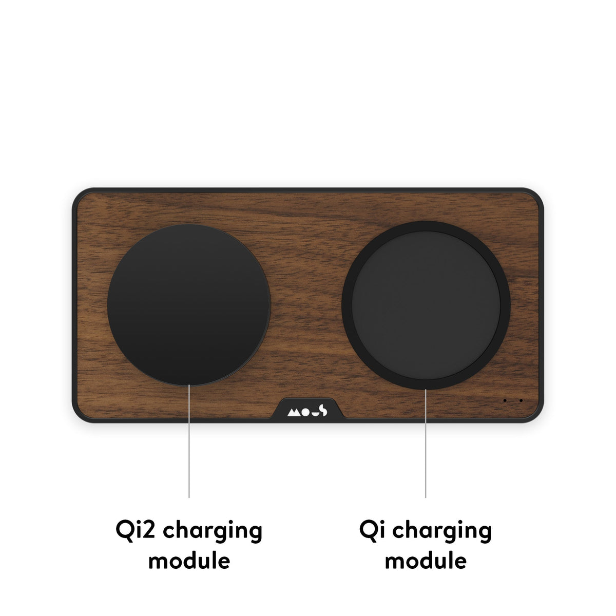 Walnut Wireless Charging Station